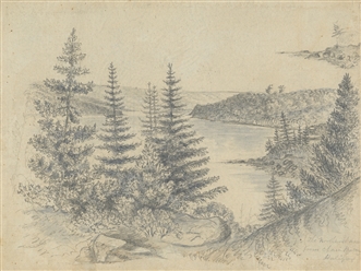  HUYGHUE, Samuel Douglas Smith (Canadian, 1815-1891). The No...