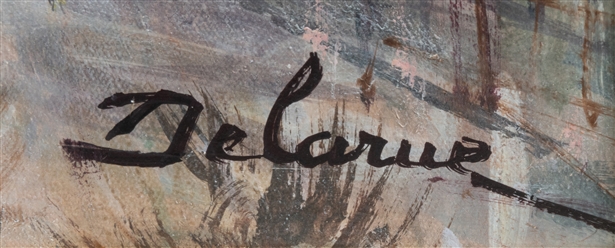  DELARUE, Lucien (French, 1925-2011). La Seine a Paris. Circ...