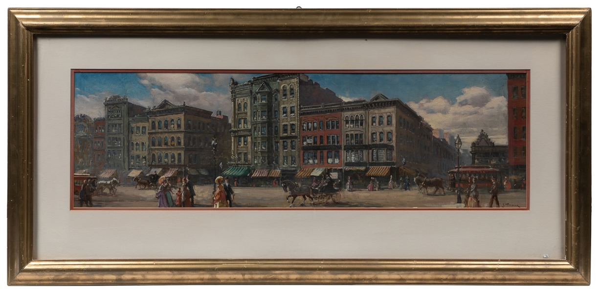  TOMANEK, Joseph (American, 1889-1974). Chicago, State Stree...