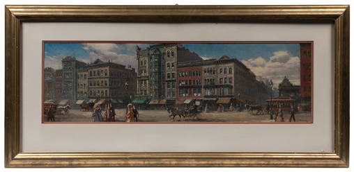  TOMANEK, Joseph (American, 1889-1974). Chicago, State Stree...