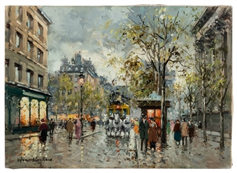  BLANCHARD, Antoine (French, 1910-1988). Paris. (La Madelain...