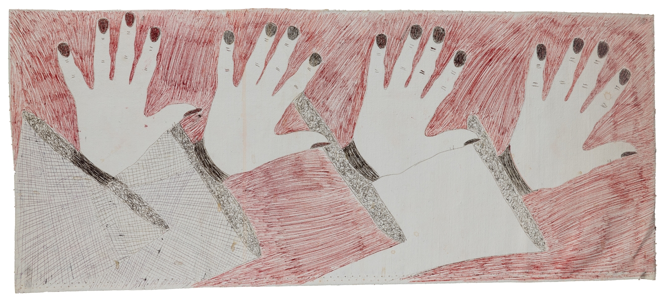  GODIE, Lee (American, 1908-1994). Billion Dollar Hands. Cir...