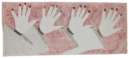  GODIE, Lee (American, 1908-1994). Billion Dollar Hands. Cir...