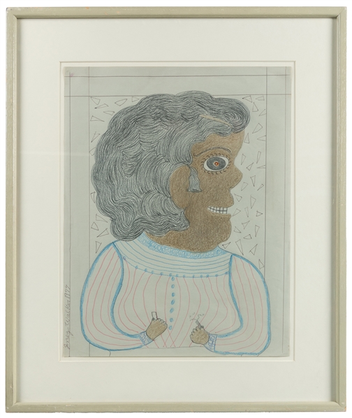  WALKER, Inez Nathaniel (American 1911-1990). Untitled. Fema...