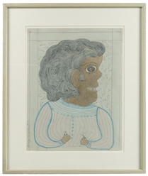  WALKER, Inez Nathaniel (American 1911-1990). Untitled. Fema...