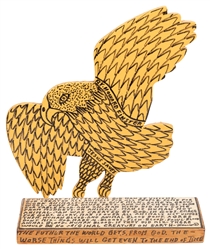  FINSTER, Howard (American, 1916-2001). Eagle, #18,599. 1991...