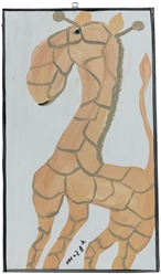  TOLLIVER, Mose (American, 1920-2006). Untitled. (Giraffe). ...