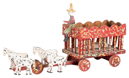  [CIRCUS] [FOLK ART] A Complete Folk Art Circus with Rides, ...