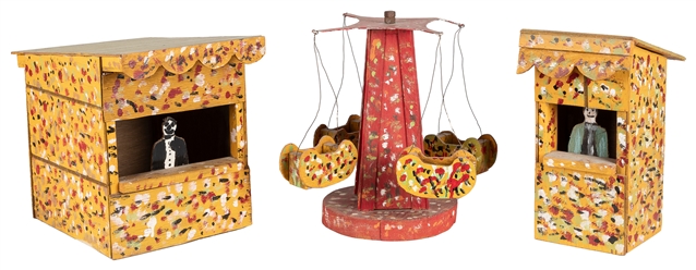  [CIRCUS] [FOLK ART] A Complete Folk Art Circus with Rides, ...