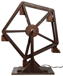  [FOLK ART] Ferris Wheel. Circa 1960. Not dated. Constructed...