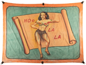  [SIDESHOW BANNERS] BARNETT, P. Hoo La La. (Hula Show). Not ...