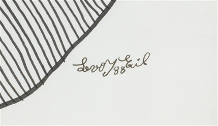  EXIL, Levoy (Haitian, b. 1944). Two Untitled Drawings. 1988...