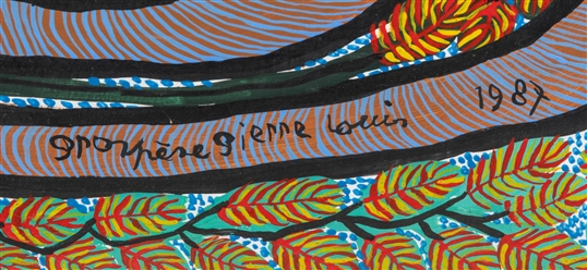  PIERRE LOUIS, Prosper (Haitian, 1947-1996). Two Untitled Fi...