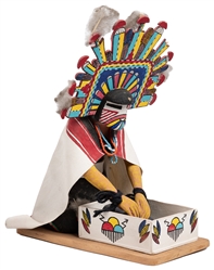  Six Kachina Dolls by Leo Lacapa, Abel Sakiestewa, I. Hunter...