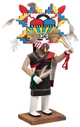  Six Kachina Dolls by Leo Lacapa, Abel Sakiestewa, I. Hunter...