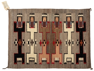  Group of Four Navajo Rugs. Mary Chee, Mary Todachine and un...
