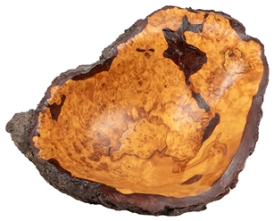 [DECORATIVE ARTS]. ARTIST UNKNOWN. Burl Wood Bowl. 