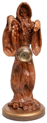  Carved Wizard Clock Sculpture. Pasadena: Carl Williams Cust...