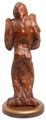  Carved Wizard Clock Sculpture. Pasadena: Carl Williams Cust...