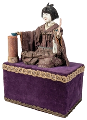  Tea Drinker Automaton. Japan: Tanaka Hisashige [attr.], ca....
