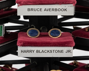  [CUFFLINKS – MAGICIANS]. Ken Klosterman's Collection of Mag...