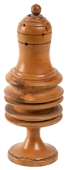  Rattling “Pepper Shaker" Coin Vase. English [?], ca. 1880. ...