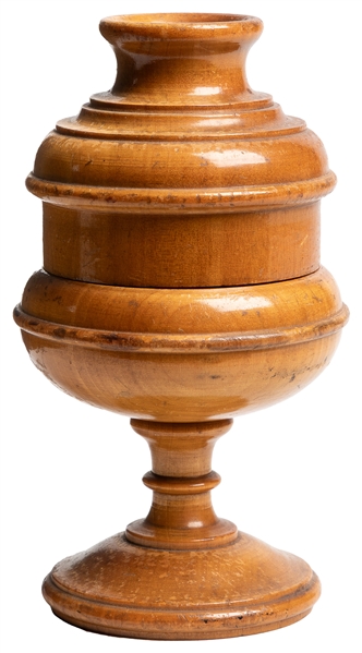 Dice Vase. European, ca. 1890. The total of two dice thrown...