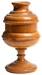  Dice Vase. European, ca. 1890. The total of two dice thrown...