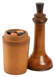  Divining Bottle. London: J. Bland, ca. 1875. One of four co...