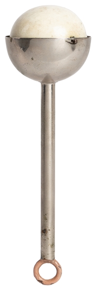  Enchanted Ball Wand. Hartz [?], ca. 1870s. Short nickel-pla...