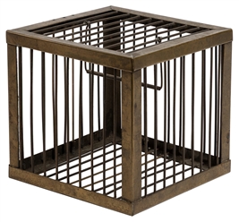  Flyto Cage. Circa 1900. A brass cage vanishes from beneath ...