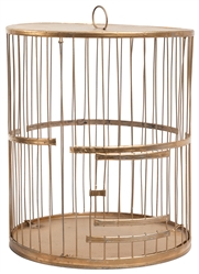  Cage Transformation. European, ca. 1900. Objects placed ins...