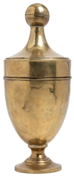  Fair Bird's Nest. British [?], ca. 1890. Brass vessel is un...