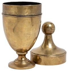  Fair Bird's Nest. British [?], ca. 1890. Brass vessel is un...