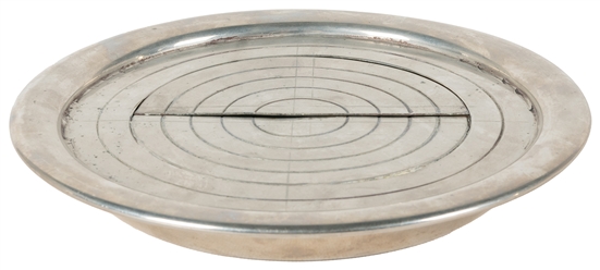  Deck Switching Plate. Circa 1920. Heavy metal plate with sp...
