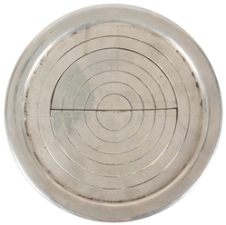  Deck Switching Plate. Circa 1920. Heavy metal plate with sp...