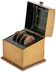  Coin Casket or Vanishing Coin Box. Hamburg: Willmann [?], c...