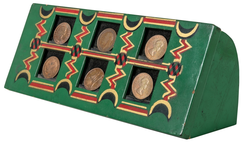  T.J. Crawfords Coin Rack. Colon: Abbotts Magic Novelty Co...
