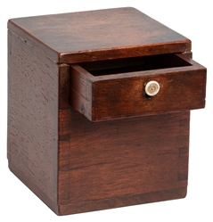  Davenport Cabinet. Circa 1875. A coin or small object inser...