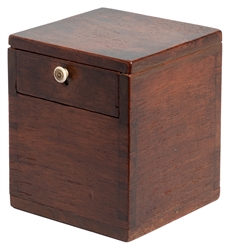  Davenport Cabinet. Circa 1875. A coin or small object inser...