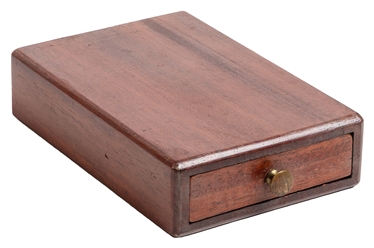  Double Card Drawer Box. London: J. Bland [?], ca. 1880. A c...