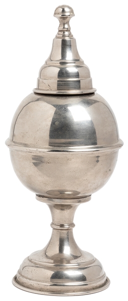  Fire Globe. Detroit: Caroselli (?), ca. 1938. Nickel-plated...