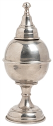  Fire Globe. Detroit: Caroselli (?), ca. 1938. Nickel-plated...
