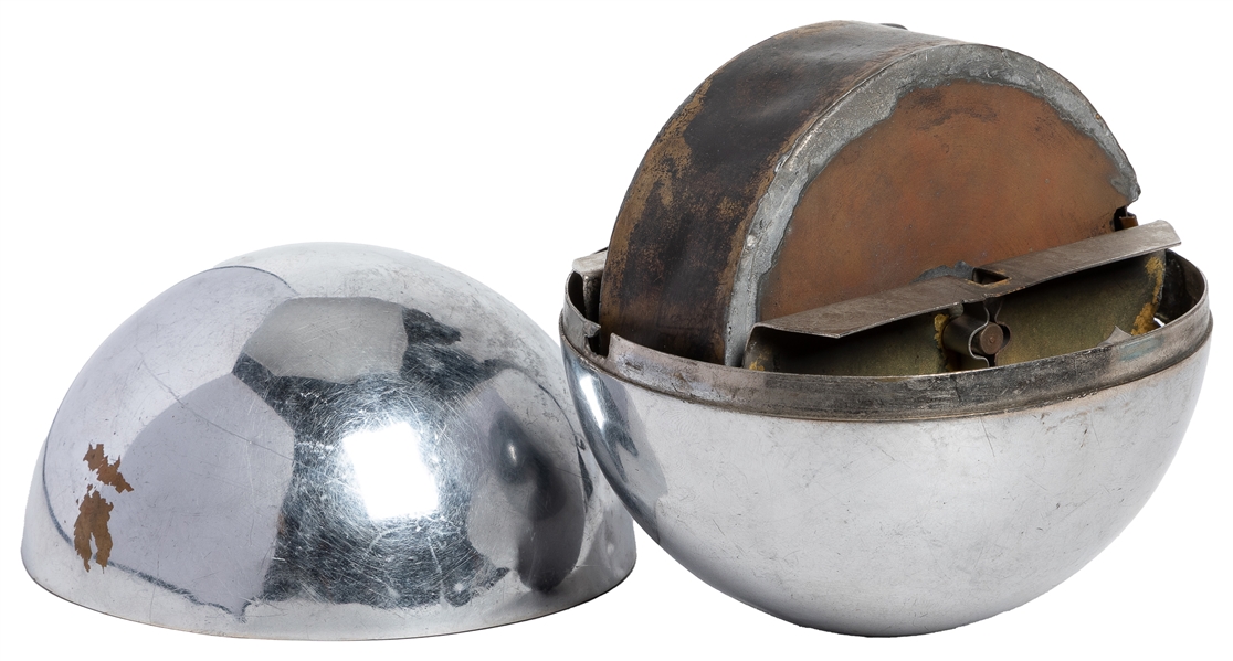  Mind Readers Gimmicked Gazing Ball. Circa 1920. Nickel-pla...