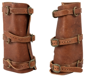  [HOUDINI]. Houdini's Leather Upside Down Straitjacket Escap...