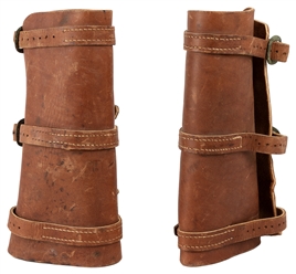  [HOUDINI]. Houdini's Leather Upside Down Straitjacket Escap...
