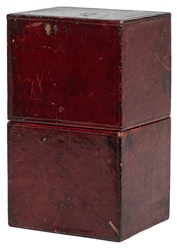  Leather Handkerchief Production Box. Paris: DeVere, ca. 189...