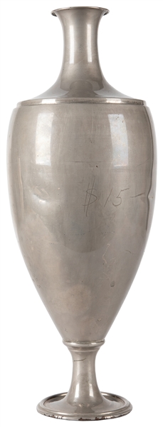  Lota Vase. Philadelphia: Carl Brema & Son, 1920s. Nickel-pl...