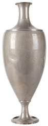  Lota Vase. Philadelphia: Carl Brema & Son, 1920s. Nickel-pl...