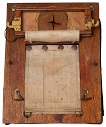  Matter Through Matter. Circa 1915. A sheet of canvas tacked...